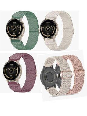 Five - 18MM Stretchy Watch/Fitness Bands (device compatibility in description)